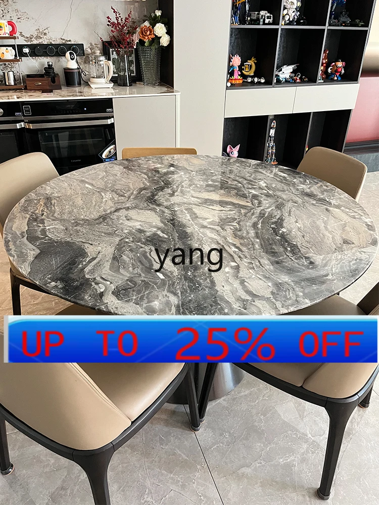 Lmm round minimalist brown pure natural marble dining table
Lmm round minimalist brown pure natural marble dining table