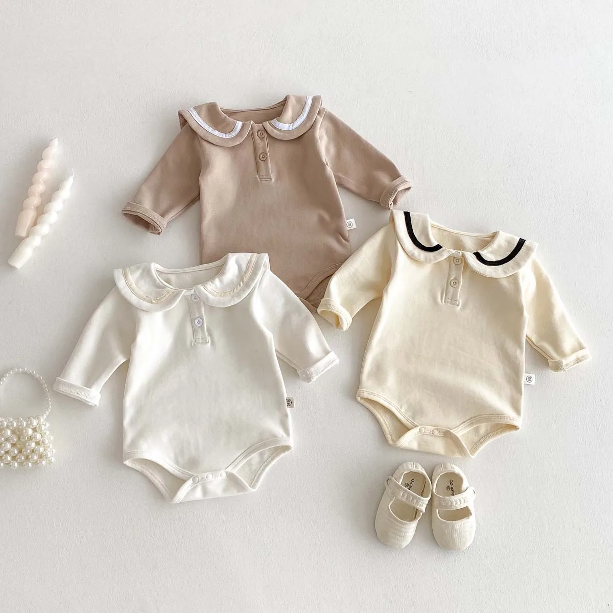 2025 New Summer Infant Baby Girl Bodysuits Navy Style Long Sleeved Cotton Newborn Baby Girl Jumpsuit 0-24m Children Clothes
2025 New Summer Infant Baby Girl Bodysuits Navy Style Long Sleeved Cotton Newborn Baby Girl Jumpsuit 0-24m Children Clothes