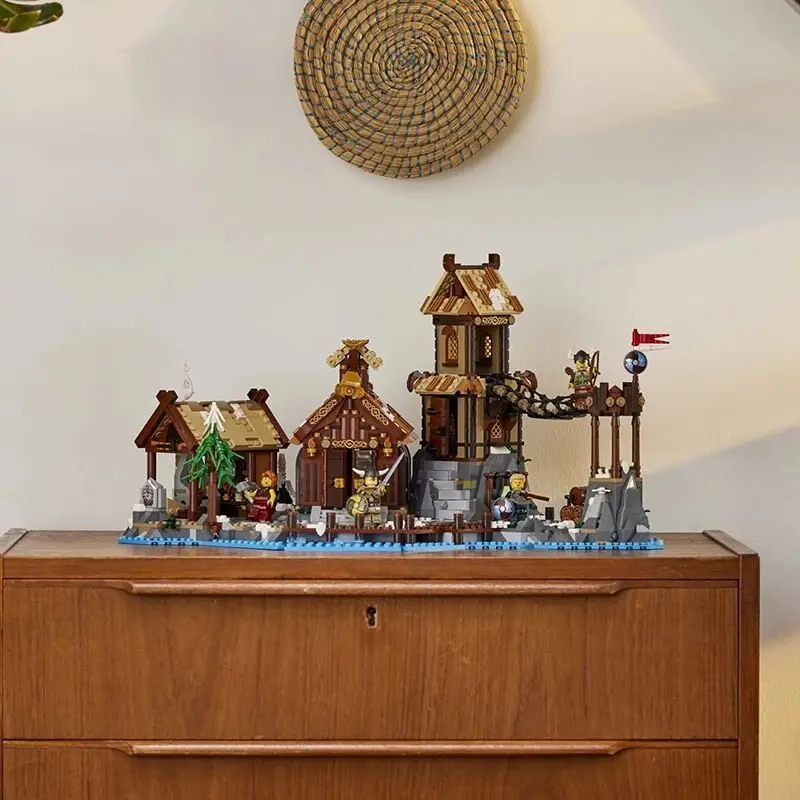 2103PCS 21343 Buildable Building Blocks Viking Village Boys Large Creative Series Street View Children's Educational Toy Gift
2103PCS 21343 Buildable Building Blocks Viking Village Boys Large Creative Series Street View Children's Educational Toy Gift