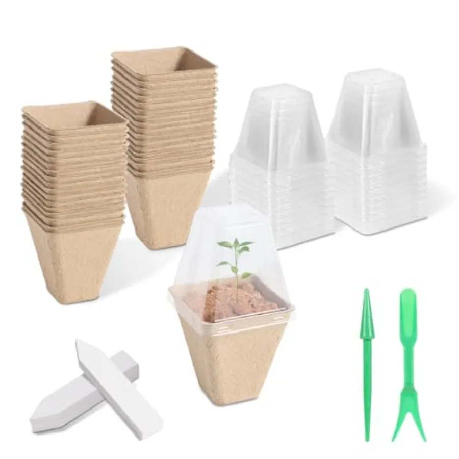 36 Pcs 3in Square Peat Nursery Pots Biodegradable Herb Seed Nursery Pot Kits Seedling Pots Outdoor Garden Sprouting Peat Pots w
36 Pcs 3in Square Peat Nursery Pots Biodegradable Herb Seed Nursery Pot Kits Seedling Pots Outdoor Garden Sprouting Peat Pots w