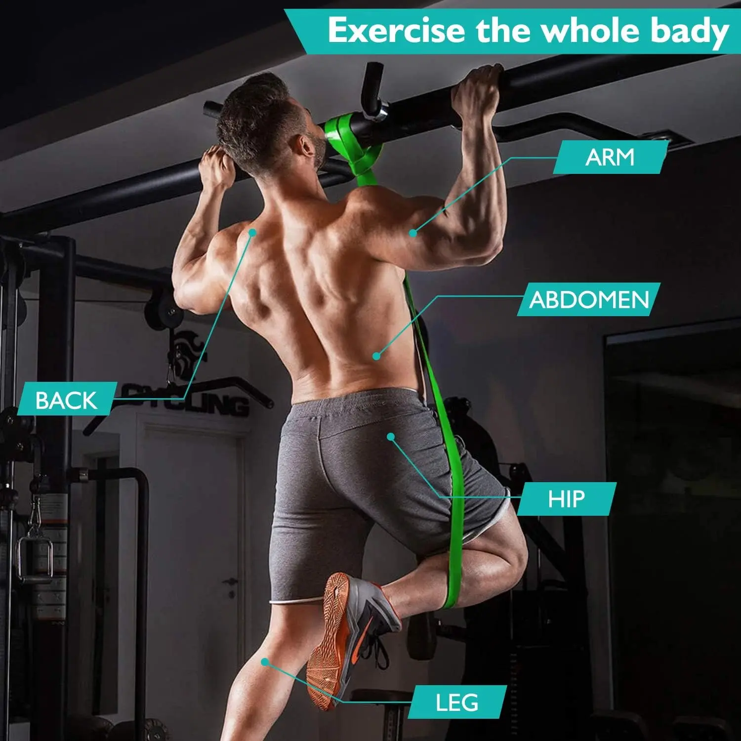 Flexible Mobility Stretch Band Powerlifting Home Whole Body Workout Band
Flexible Mobility Stretch Band Powerlifting Home Whole Body Workout Band