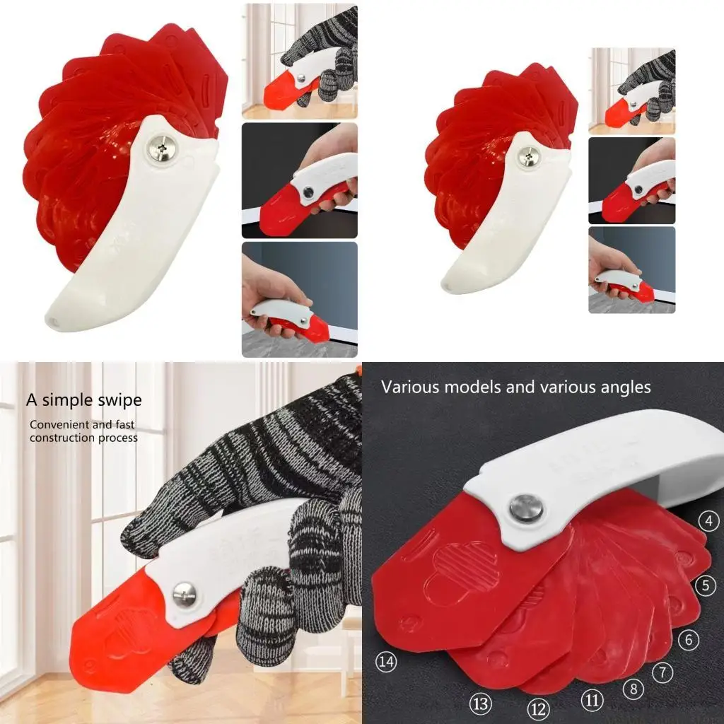 A2BE 9 in 1 Silicone Seam Tool Upgraded Silicone Caulking Tool for Bathroom Reusable Caulk Applicators Finishing Tool
A2BE 9 in 1 Silicone Seam Tool Upgraded Silicone Caulking Tool for Bathroom Reusable Caulk Applicators Finishing Tool