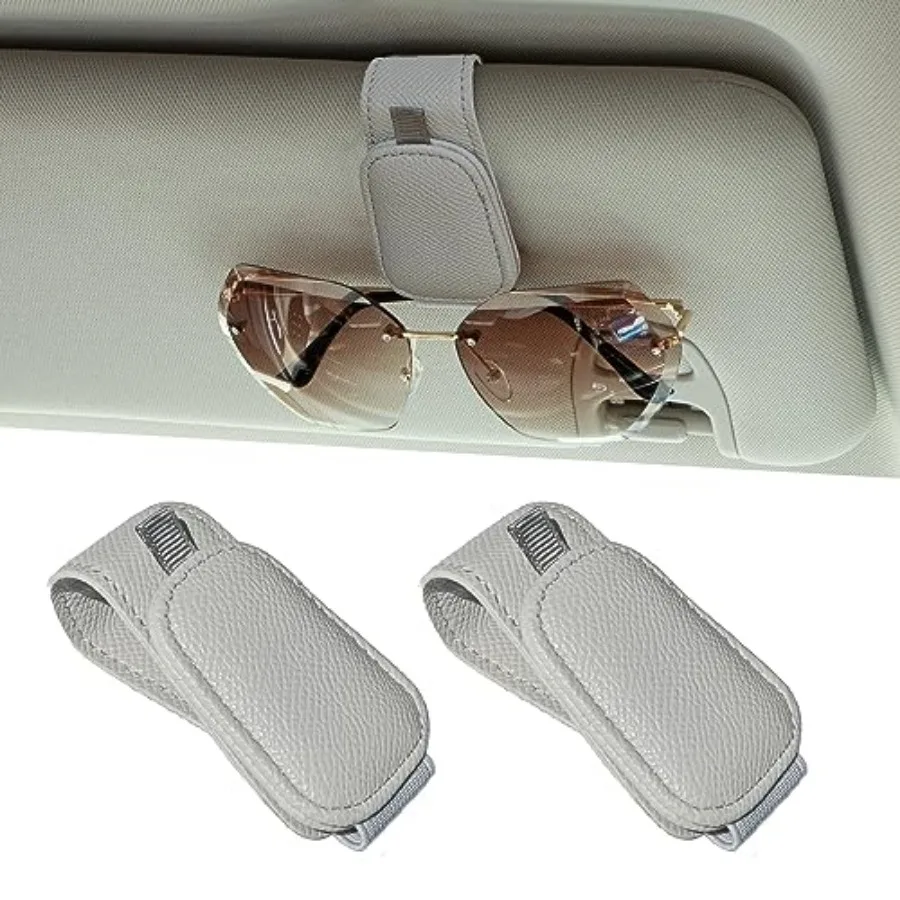 2 Packs Magnetic Sunglass Holder for Car Visor - Universal Sunglasses Clip for Different Size Eyeglasses - Convenient Interior
2 Packs Magnetic Sunglass Holder for Car Visor - Universal Sunglasses Clip for Different Size Eyeglasses - Convenient Interior