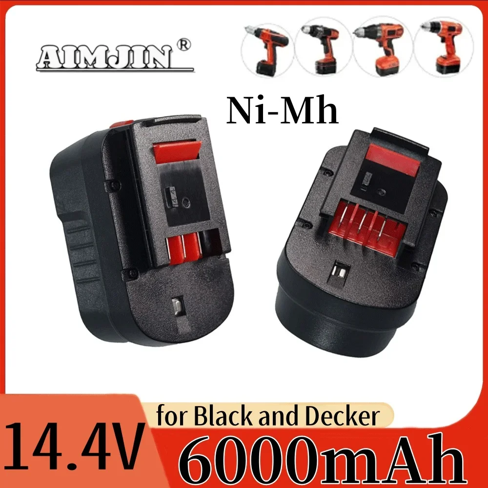 14.4V 4000/5000/6000mAh rechargeable battery suitable for Black&Decker 14.4V wireless power tools
14.4V 4000/5000/6000mAh rechargeable battery suitable for Black&Decker 14.4V wireless power tools