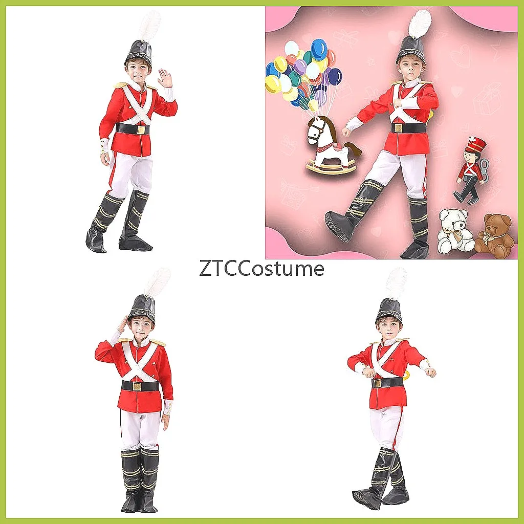 New Nutcracker Toy Soldier Costume for Boys Halloween Uniform Fancy Dress Suit Kids Unisex Cosplay Palying
New Nutcracker Toy Soldier Costume for Boys Halloween Uniform Fancy Dress Suit Kids Unisex Cosplay Palying