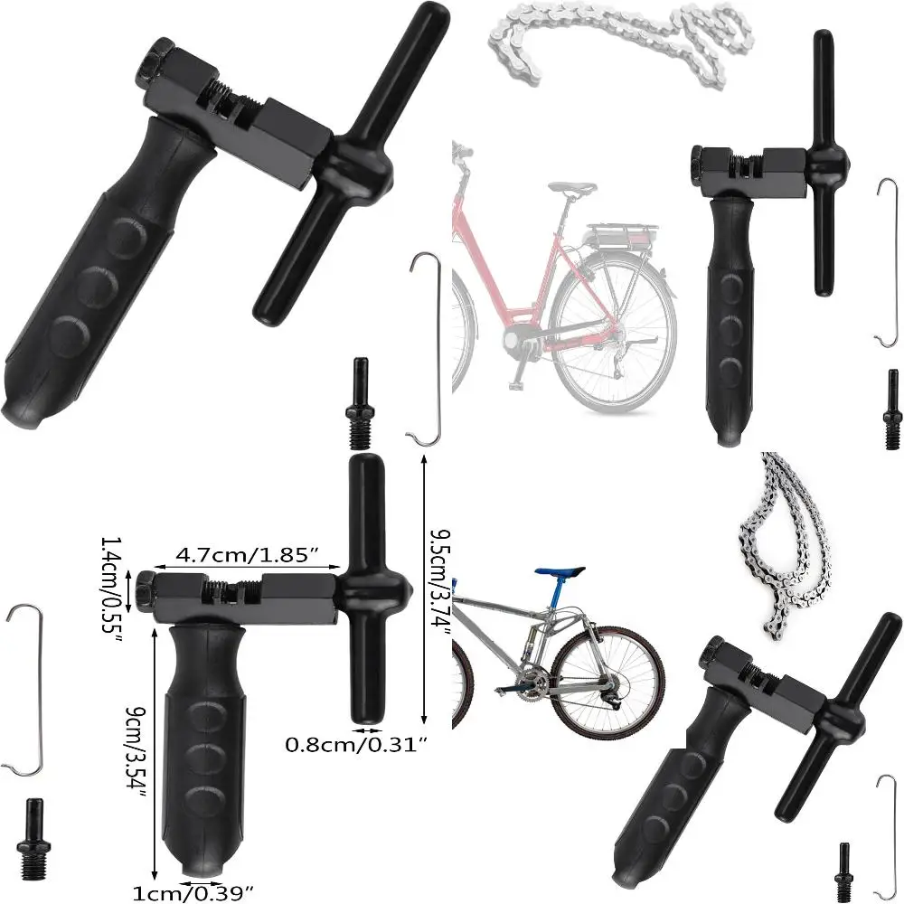 Efficient, Durable, and Portable Link Splitter Pin Remover - Essential Bicycle Chain Repair Tool for Easy Removal and Splitting
Efficient, Durable, and Portable Link Splitter Pin Remover - Essential Bicycle Chain Repair Tool for Easy Removal and Splitting