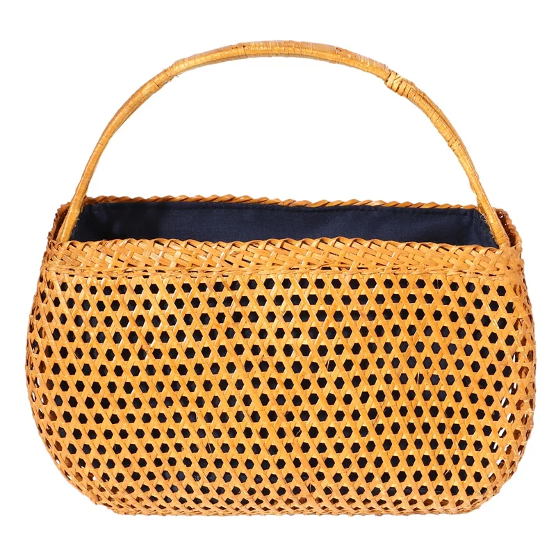 Women Bamboo Bags Bohemian Female Summer Beach Handbag Lady Vintage Rattan Knitted Bag Hollow Handmade Woven Basket Tote
Women Bamboo Bags Bohemian Female Summer Beach Handbag Lady Vintage Rattan Knitted Bag Hollow Handmade Woven Basket Tote