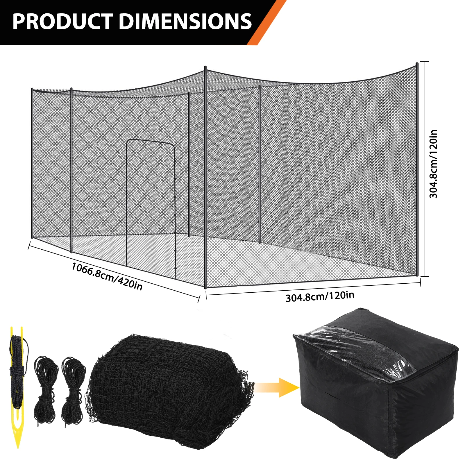 Сетки для бейсбольных и софтбольных тренировочных тирков 10x10x35 футов / 12x12x55 футов, портативные, без каркаса, только сетка, для заднего двора
Сетки для бейсбольных и софтбольных тренировочных тирков 10x10x35 футов / 12x12x55 футов, портативные, без каркаса, только сетка, для заднего двора