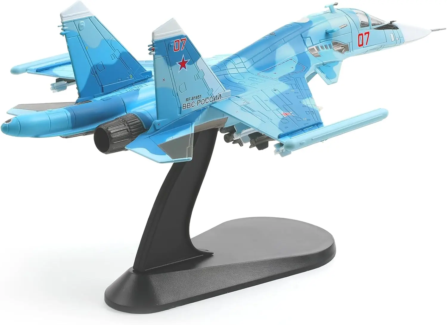 Металлическая модель самолета Сухой СУ-34 Flanker в масштабе 1:100, готовый сборный комплект из сплава для коллекций или в подарок
Металлическая модель самолета Сухой СУ-34 Flanker в масштабе 1:100, готовый сборный комплект из сплава для коллекций или в подарок