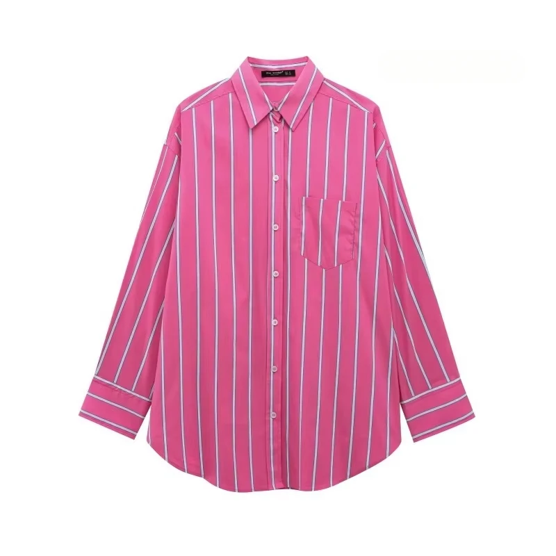 Sivatu 2025 Pink Pinstripe Top - Breathable Cotton Button-Front Shirt for Work/Weekend Essentials
Sivatu 2025 Pink Pinstripe Top - Breathable Cotton Button-Front Shirt for Work/Weekend Essentials