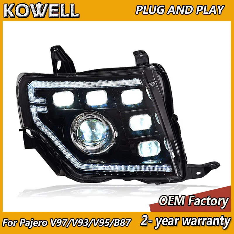 Car Styling for Mitsubishi Pajero Head Light 2006-2020 Pajero V93 Headlight LED DRL Dynamic Turn Signal V97 V95 B87 Front Lights
Car Styling for Mitsubishi Pajero Head Light 2006-2020 Pajero V93 Headlight LED DRL Dynamic Turn Signal V97 V95 B87 Front Lights