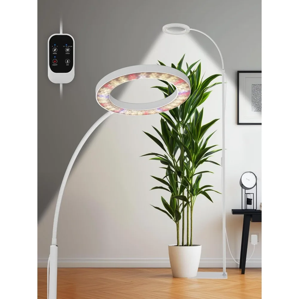 Full Spectrum LED Grow Light with Timer, Adjustable Height & Dimming for Indoor Plants
Full Spectrum LED Grow Light with Timer, Adjustable Height & Dimming for Indoor Plants