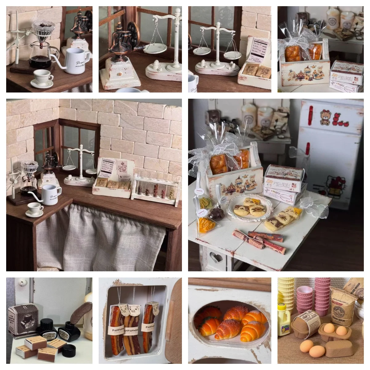 Dollhouse Coffee Shop Accessories Miniature Hand Drip Grinder Beans Realistic Food Set Bacon Milk Bread Egg Carton BJD Decor Diy
Dollhouse Coffee Shop Accessories Miniature Hand Drip Grinder Beans Realistic Food Set Bacon Milk Bread Egg Carton BJD Decor Diy