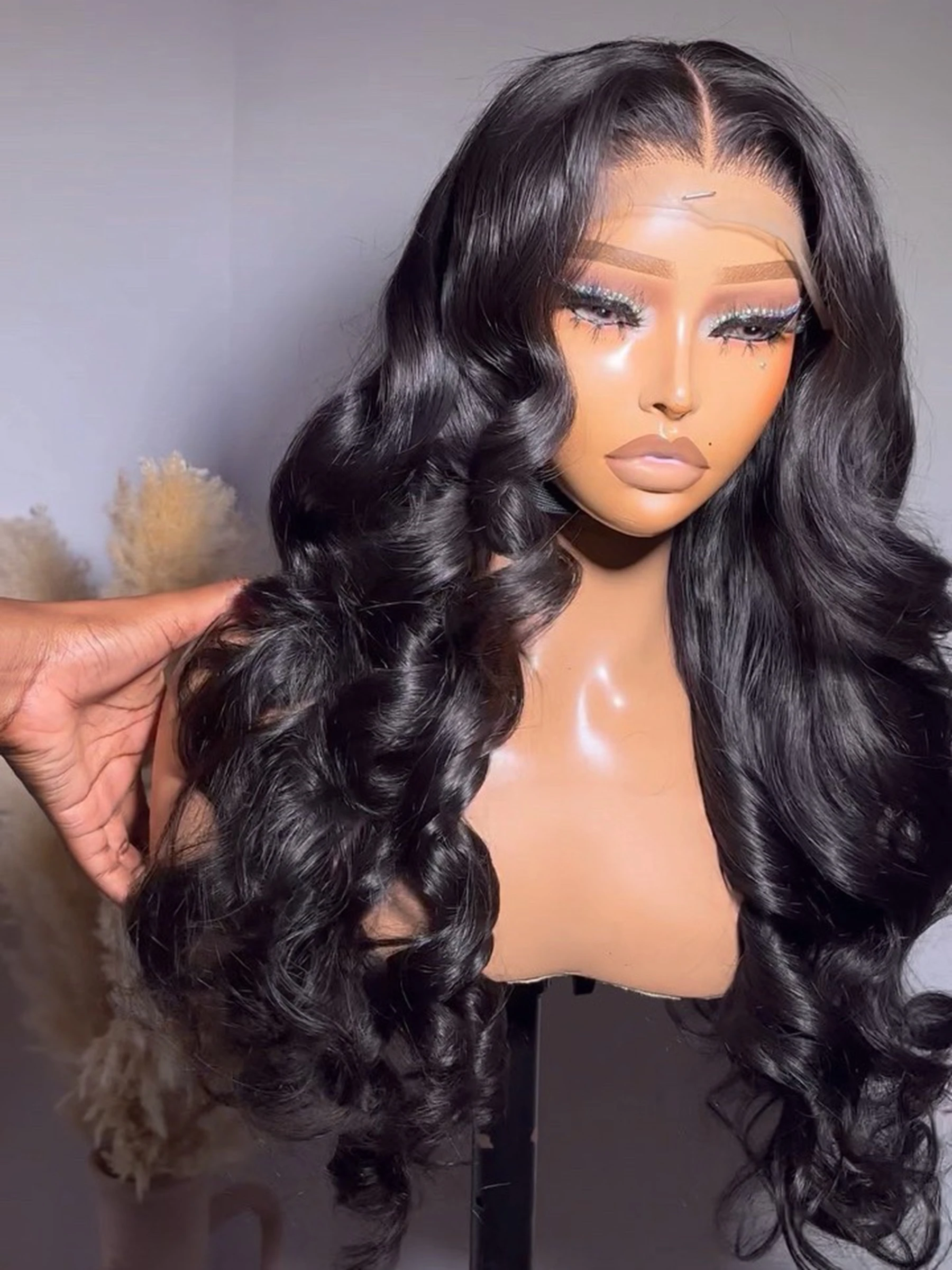 Body Wave 13X4X1 HD Full Lace Frontal Synthetic Wigs For Black Women Preplucked Bleached Knots Baby Hair Heat Resistant Fiber
Body Wave 13X4X1 HD Full Lace Frontal Synthetic Wigs For Black Women Preplucked Bleached Knots Baby Hair Heat Resistant Fiber