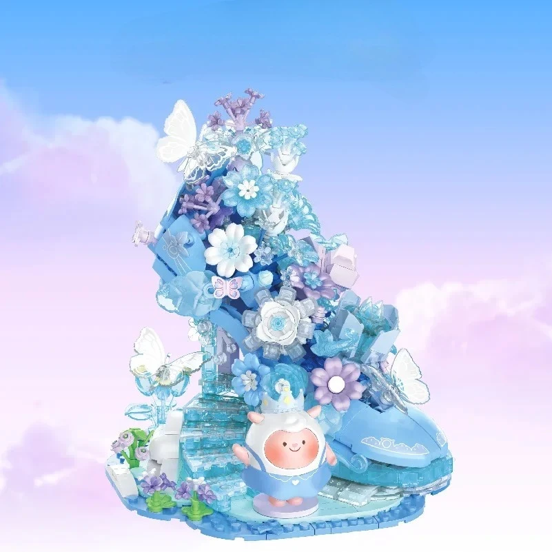MOC Winter Butterfly Flower Realm Building Blocks Sets Magic Fantasy Flying Sheep Romantic Cute Ice Floral Girls Birthday Gifts
MOC Winter Butterfly Flower Realm Building Blocks Sets Magic Fantasy Flying Sheep Romantic Cute Ice Floral Girls Birthday Gifts