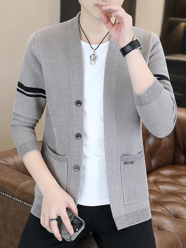 Sli Knitted Cardigan Men's Sweater Outerwear Trendy Color Spring Autumn New Arrival Casual Wear Polyester Fiber
Sli Knitted Cardigan Men's Sweater Outerwear Trendy Color Spring Autumn New Arrival Casual Wear Polyester Fiber