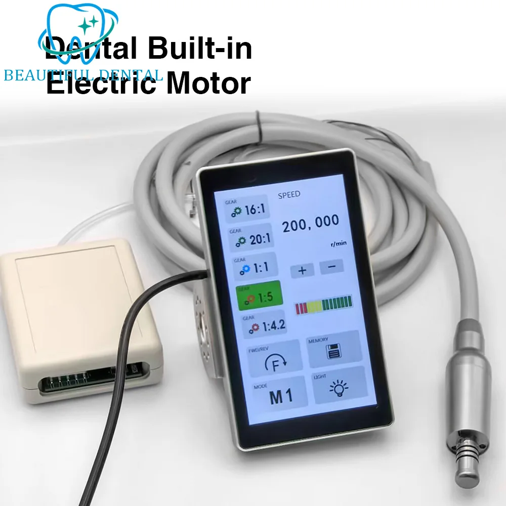 Dental electric micro-motor Brushless motor For minimally invasive restoration polishing and preparation With light
Dental electric micro-motor Brushless motor For minimally invasive restoration polishing and preparation With light