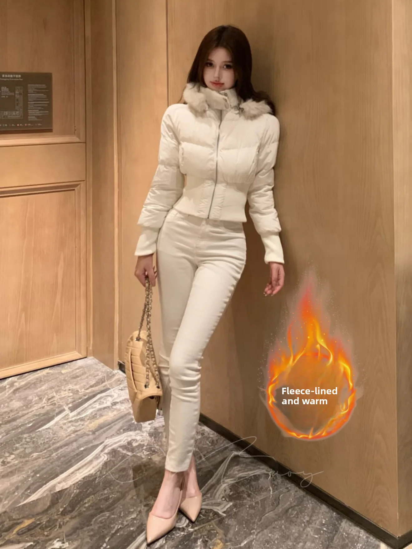 White Fce Lined High Waist Elastic Slim Fit Versatile Korean Sle Slimming Leggings Women's Denim Pants Lengthening Legs
White Fce Lined High Waist Elastic Slim Fit Versatile Korean Sle Slimming Leggings Women's Denim Pants Lengthening Legs