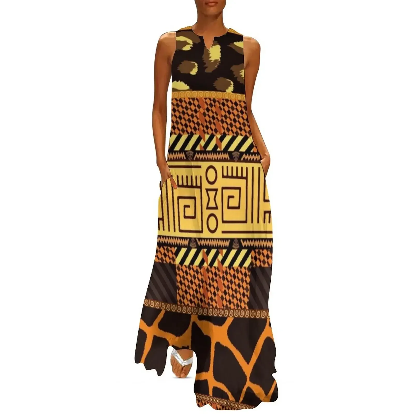 African style Design Print Patchwork Kitenge Ankara Nigeria. Long Dress Party dresses Dress 
African style Design Print Patchwork Kitenge Ankara Nigeria. Long Dress Party dresses Dress