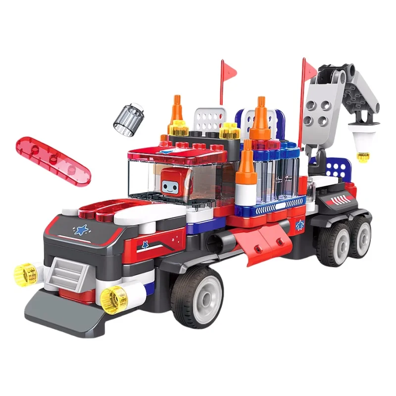 New arrival super mecha car building blocks heavy truck versatile assembly model ornaments educational children's toys boy gift
New arrival super mecha car building blocks heavy truck versatile assembly model ornaments educational children's toys boy gift