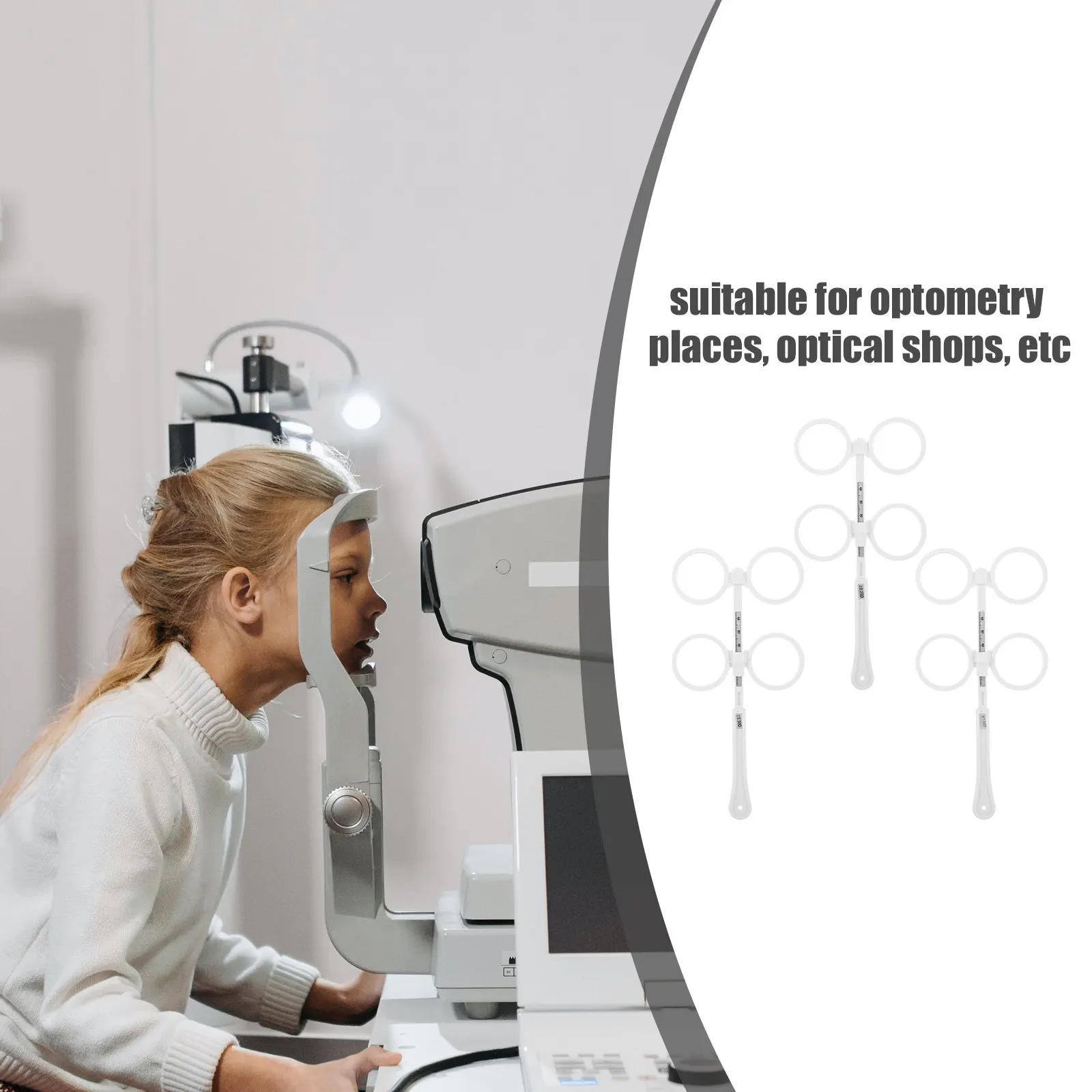 3Pcs Adjustable Flips Trial Lens Plastic Optical Flipper for Near Amblyopia Confirmation Sensitivity Eye Testing
3Pcs Adjustable Flips Trial Lens Plastic Optical Flipper for Near Amblyopia Confirmation Sensitivity Eye Testing