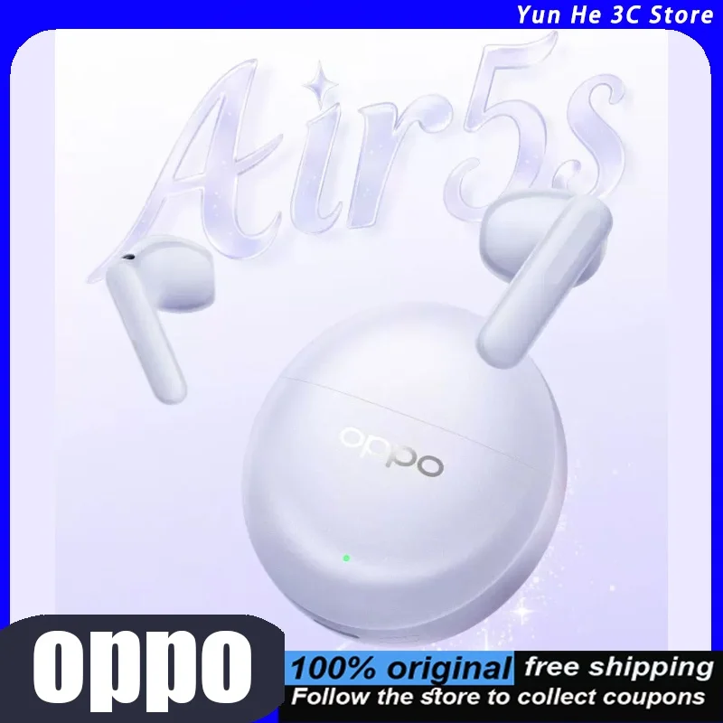 Oppo Enco Air5s Wireless Bluetooth Earbuds Semi-In-Ear Noise Cancellation Ultra-Lightweight at 3.9g Starlight Purple Ergonomic
Oppo Enco Air5s Wireless Bluetooth Earbuds Semi-In-Ear Noise Cancellation Ultra-Lightweight at 3.9g Starlight Purple Ergonomic