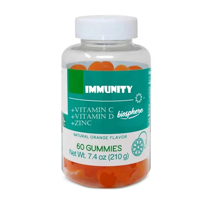 Gluten free immune gummies - chewable multivitamin gummies containing zinc, vitamins C and D -60 gummies
Gluten free immune gummies - chewable multivitamin gummies containing zinc, vitamins C and D -60 gummies