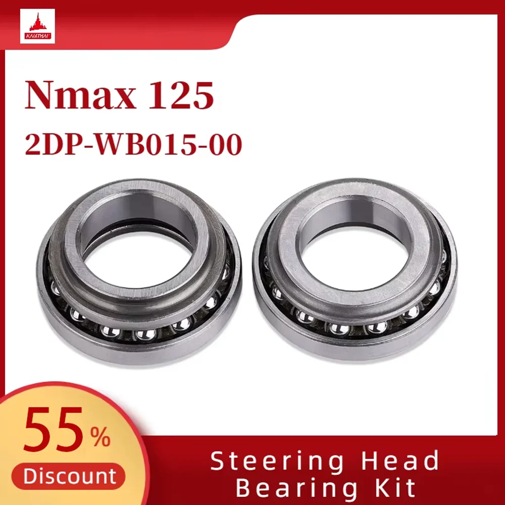 KAMTHAI Motorcycle N MAX Steering Head Bearing Kit Ball Race for YAMAHA Nmax 125 GPD 125 2DP-WB015-00 GPD150 Nmax155 Scooter
KAMTHAI Motorcycle N MAX Steering Head Bearing Kit Ball Race for YAMAHA Nmax 125 GPD 125 2DP-WB015-00 GPD150 Nmax155 Scooter