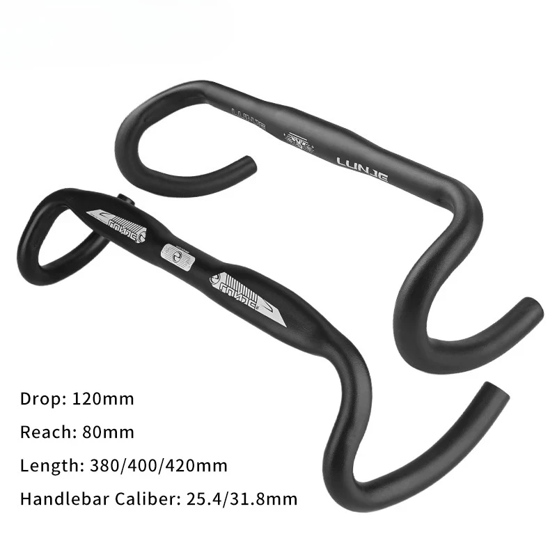 Road Bike Handlebar 25.4/31.8mm*380-420 Aluminum Alloy Bicycle Handlebar for Racing Drop Cycling Parts
Road Bike Handlebar 25.4/31.8mm*380-420 Aluminum Alloy Bicycle Handlebar for Racing Drop Cycling Parts