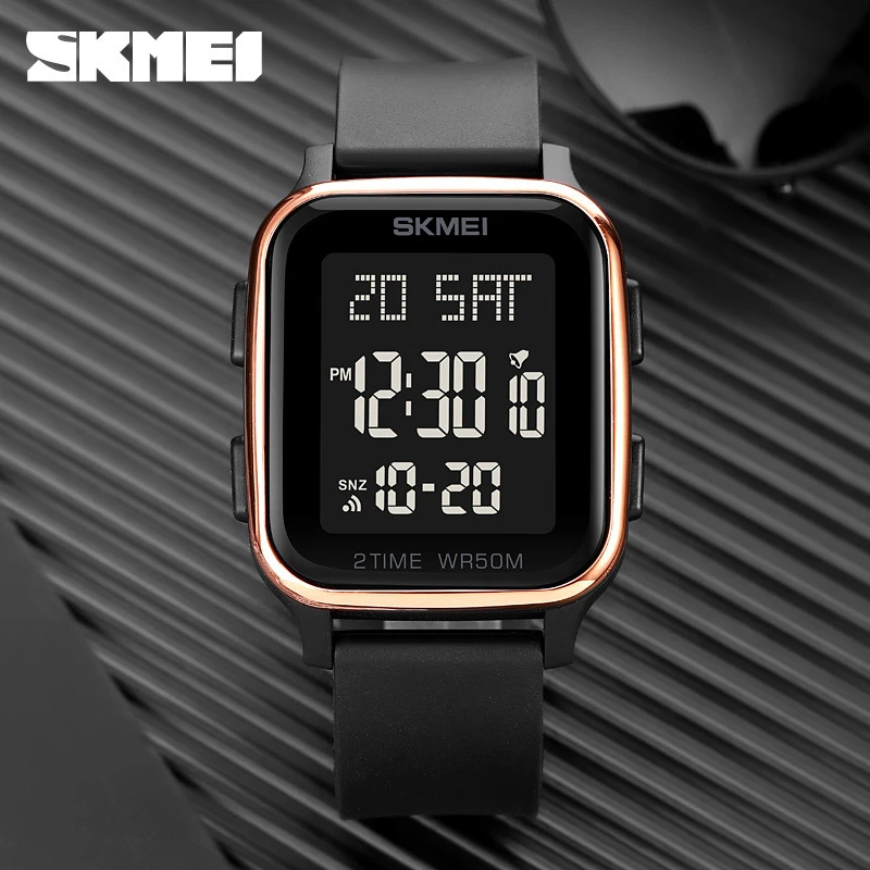 SKMEI Fashion Trend Men's Square Watch, Student Sports Multifunction Waterproof Watch
SKMEI Fashion Trend Men's Square Watch, Student Sports Multifunction Waterproof Watch