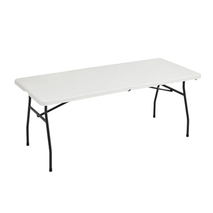 Heavy Duty Portable Folding Table 6 Feet Indoor and Outdoor Fold-in-Half Design with Carrying Handle Portable Heavy Duty Indoor
Heavy Duty Portable Folding Table 6 Feet Indoor and Outdoor Fold-in-Half Design with Carrying Handle Portable Heavy Duty Indoor