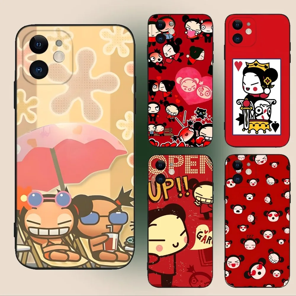 Cute Cartoon Pucca Garu Phone Case For iPhone 16,15,14,13,12,11,Plus,Pro Max,XS,X,XR,SE,Mini,8,7 Soft Silicone Black Cover 
Cute Cartoon Pucca Garu Phone Case For iPhone 16,15,14,13,12,11,Plus,Pro Max,XS,X,XR,SE,Mini,8,7 Soft Silicone Black Cover