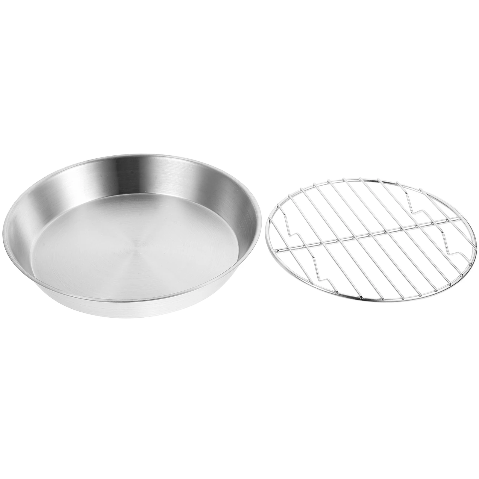 Stainless Steel Pans Roasting Tray Oven Stainless Steel Baking Pans BBQ Silver 304 Heat Compact Oil Meat Pan Set Griddle
Stainless Steel Pans Roasting Tray Oven Stainless Steel Baking Pans BBQ Silver 304 Heat Compact Oil Meat Pan Set Griddle