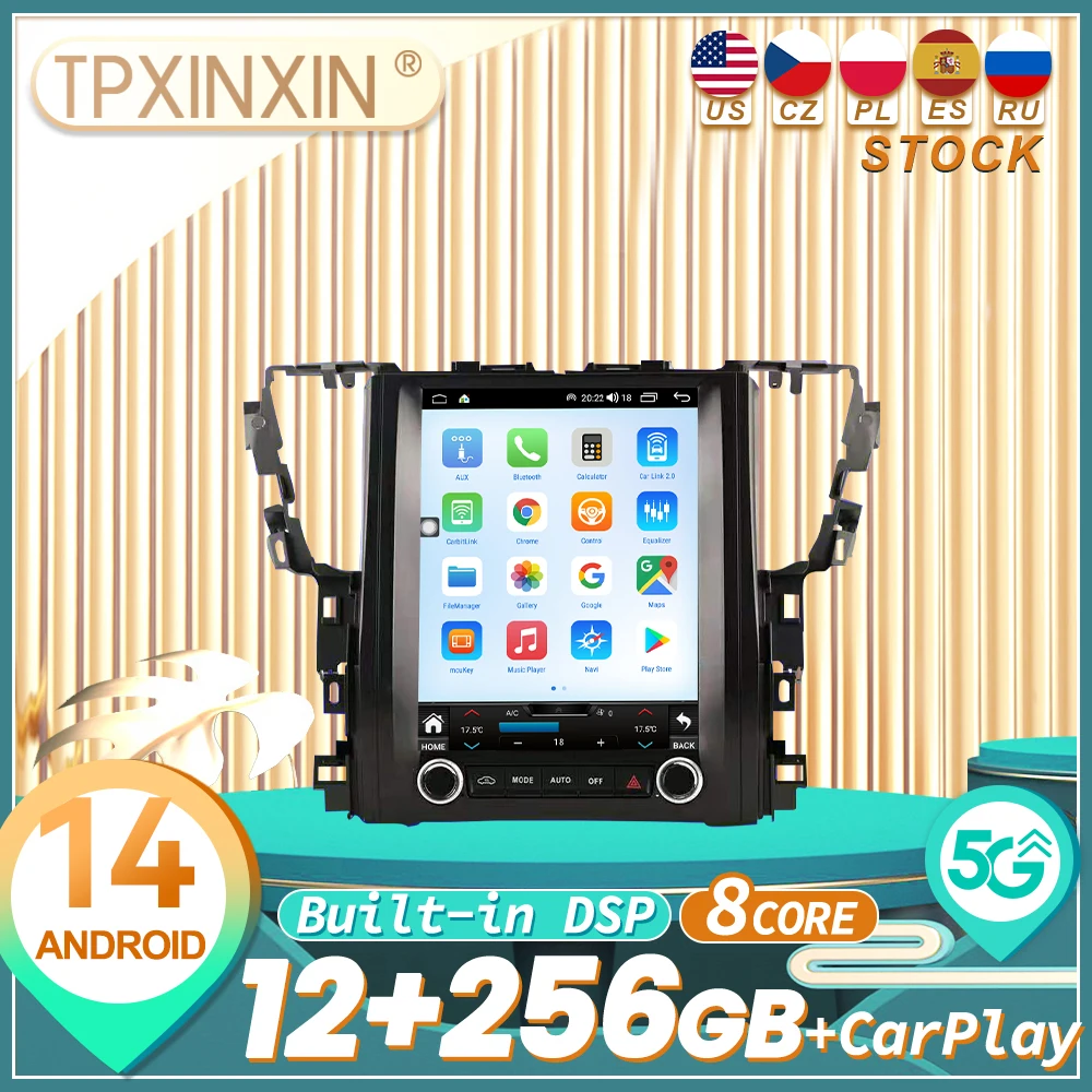 For Toyota Alphard 2013~2020 Android 14 Carplay Auto Car Radio Automotive Multimedia Stereo Player GPS Navigation Head Unit
For Toyota Alphard 2013~2020 Android 14 Carplay Auto Car Radio Automotive Multimedia Stereo Player GPS Navigation Head Unit