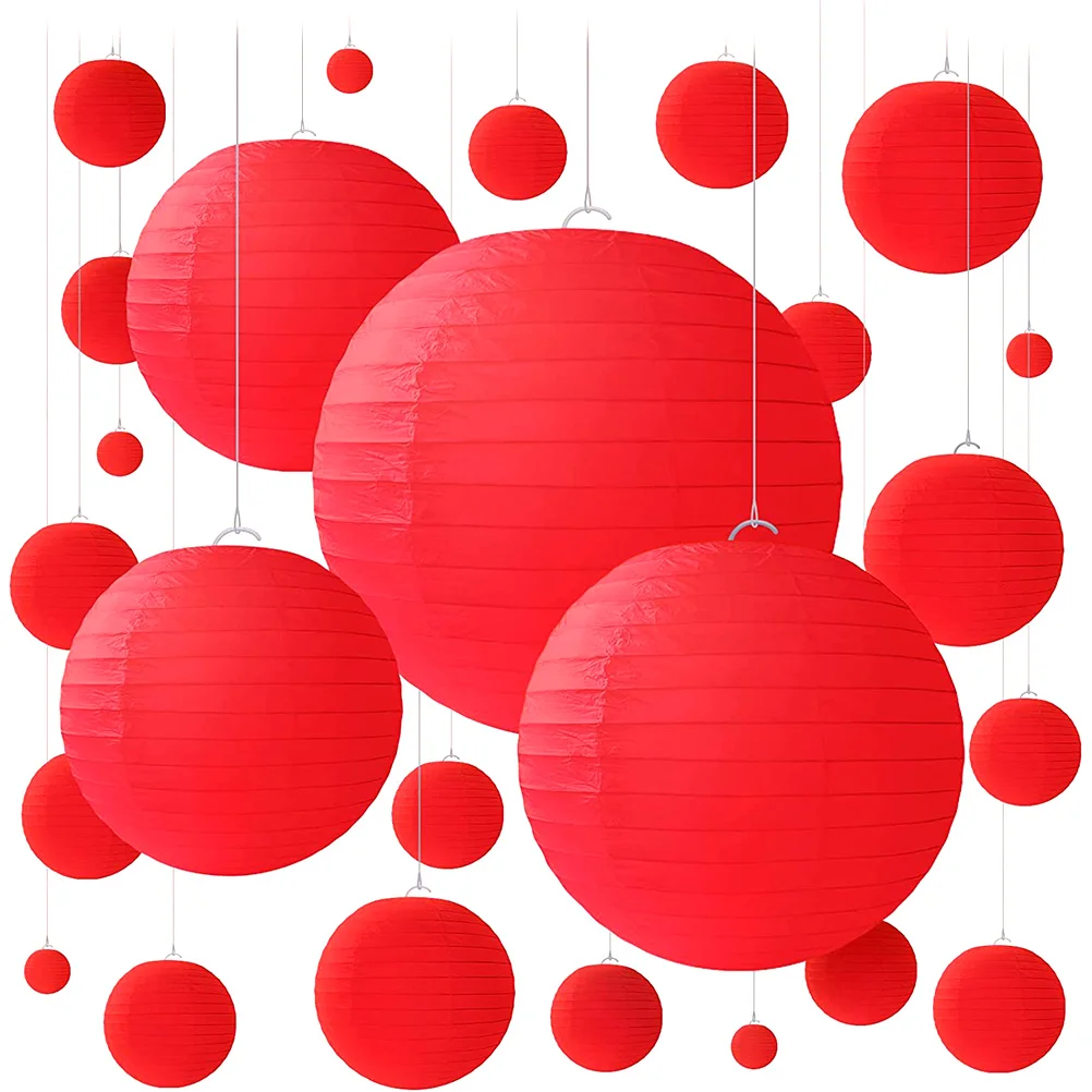 25pcs Round Paper Lantern Decorations Hanging Festival Lantern For Wedding Party Birthday Garden Japanese Outdoor
25pcs Round Paper Lantern Decorations Hanging Festival Lantern For Wedding Party Birthday Garden Japanese Outdoor