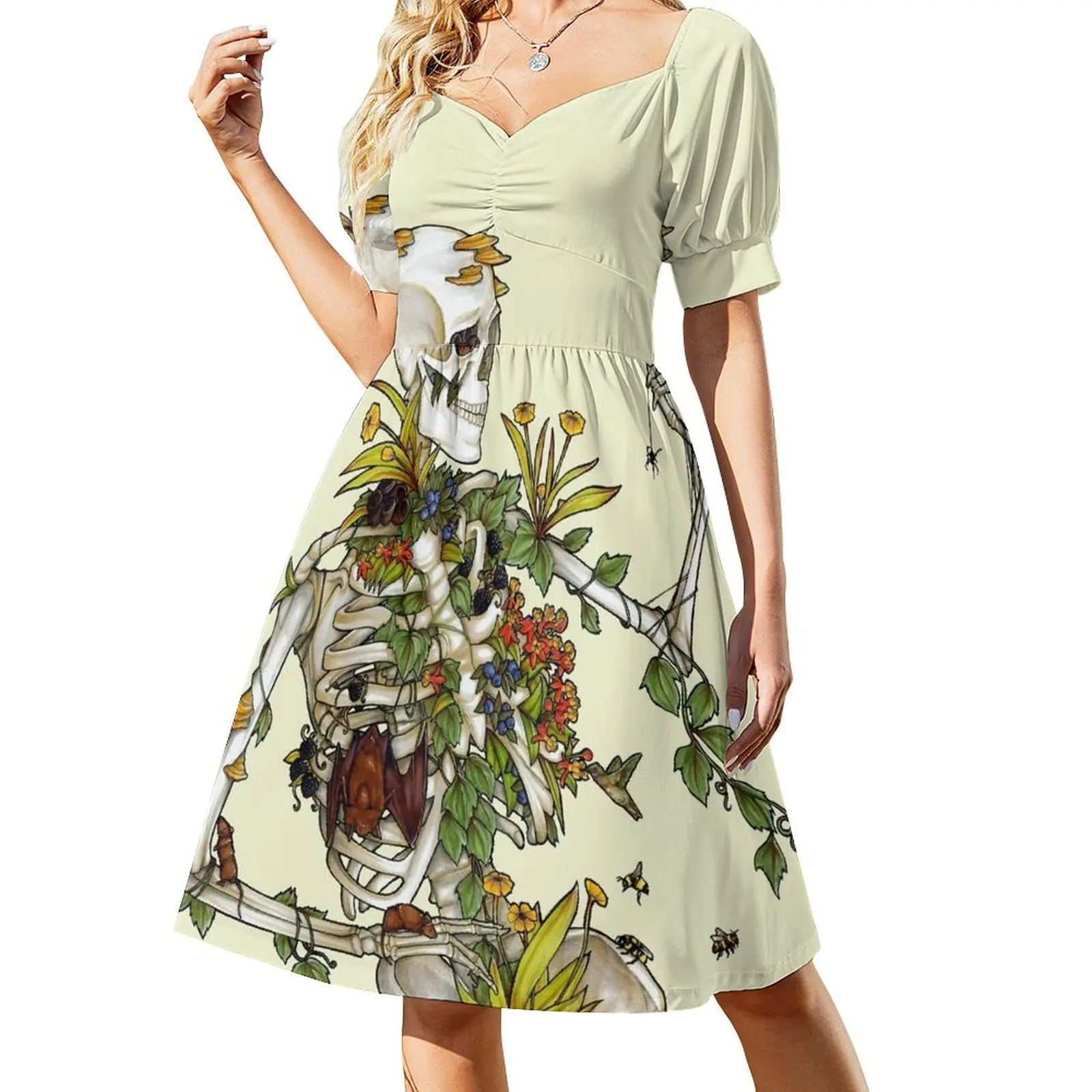Bones and Botany Short Sleeved Dress dresses for women 2025 dresses for special events Dress
Bones and Botany Short Sleeved Dress dresses for women 2025 dresses for special events Dress