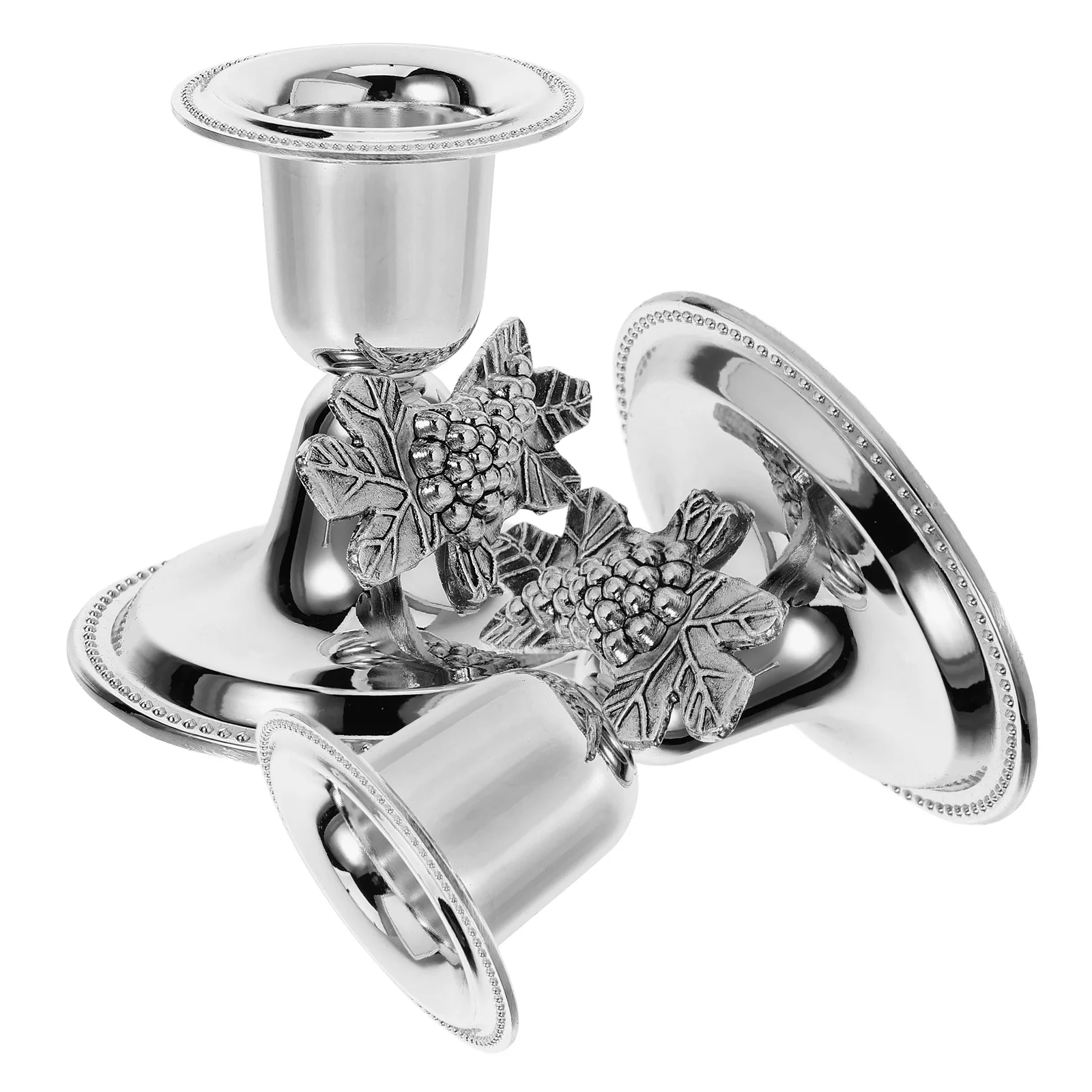2 Pcs Metal Holders Vintage Shabbat Style Silver Tone Wedding Candlesticks Dinning Table Ornaments Retro Decorative
2 Pcs Metal Holders Vintage Shabbat Style Silver Tone Wedding Candlesticks Dinning Table Ornaments Retro Decorative