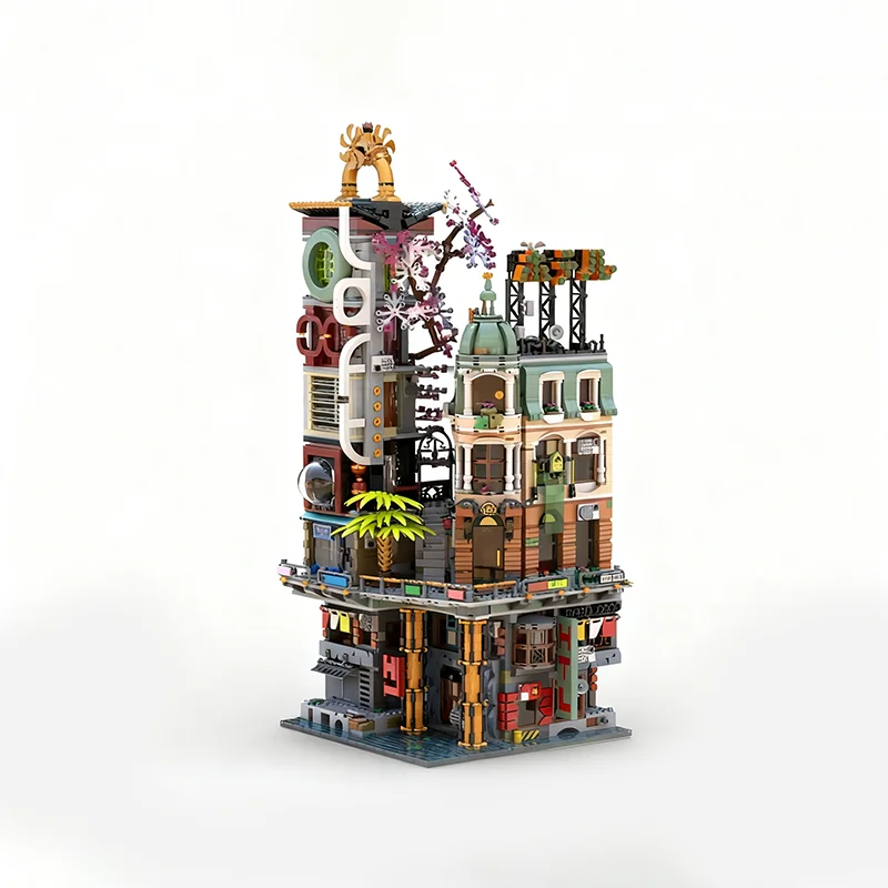 NEW 5991PCS MOC Street View Ninjago City Hotel Corner Model Custom Building Blocks Architecture DIY Assembly Display Gift Set
NEW 5991PCS MOC Street View Ninjago City Hotel Corner Model Custom Building Blocks Architecture DIY Assembly Display Gift Set