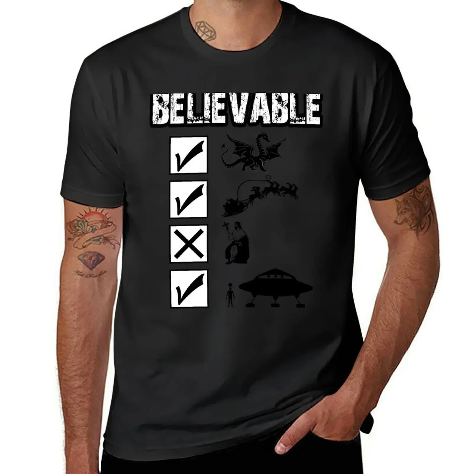 Funny atheist T-Shirt plus size clothes for a boy designer shirts plus size men clothing
Funny atheist T-Shirt plus size clothes for a boy designer shirts plus size men clothing