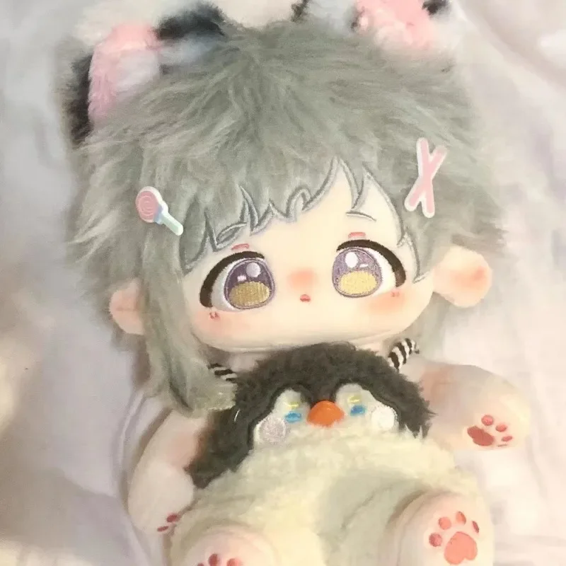Фаршированная плюшевая кукла Bungo Stray Dogs Nakajima Atsushi, 20 см, хлопковая кукла, тело со скелетом, плюшевые игрушки, уши, фигурка, подарки
Фаршированная плюшевая кукла Bungo Stray Dogs Nakajima Atsushi, 20 см, хлопковая кукла, тело со скелетом, плюшевые игрушки, уши, фигурка, подарки
