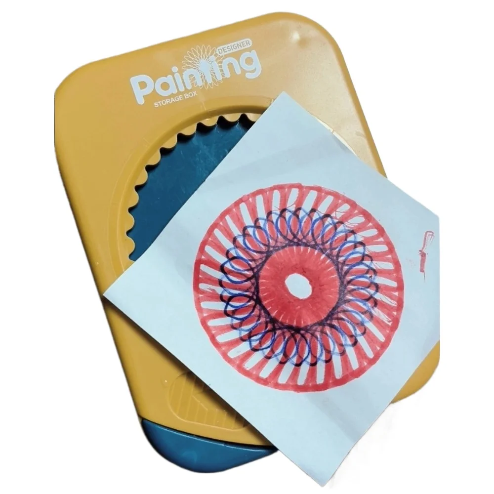 Spirograph Drawing Kit with Storage - Interlocking Gear Art Set for Kids, Develops Geometric Creativity & Artistic Skills
Spirograph Drawing Kit with Storage - Interlocking Gear Art Set for Kids, Develops Geometric Creativity & Artistic Skills