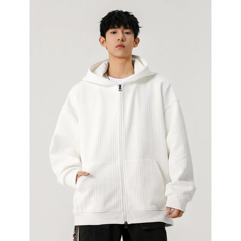 GIOIOMen's Sports Jacket,Spring and Autumn New Loose Wheat Pattern Zipper Cardigan Hoodie,Fashion Men's Wear
GIOIOMen's Sports Jacket,Spring and Autumn New Loose Wheat Pattern Zipper Cardigan Hoodie,Fashion Men's Wear