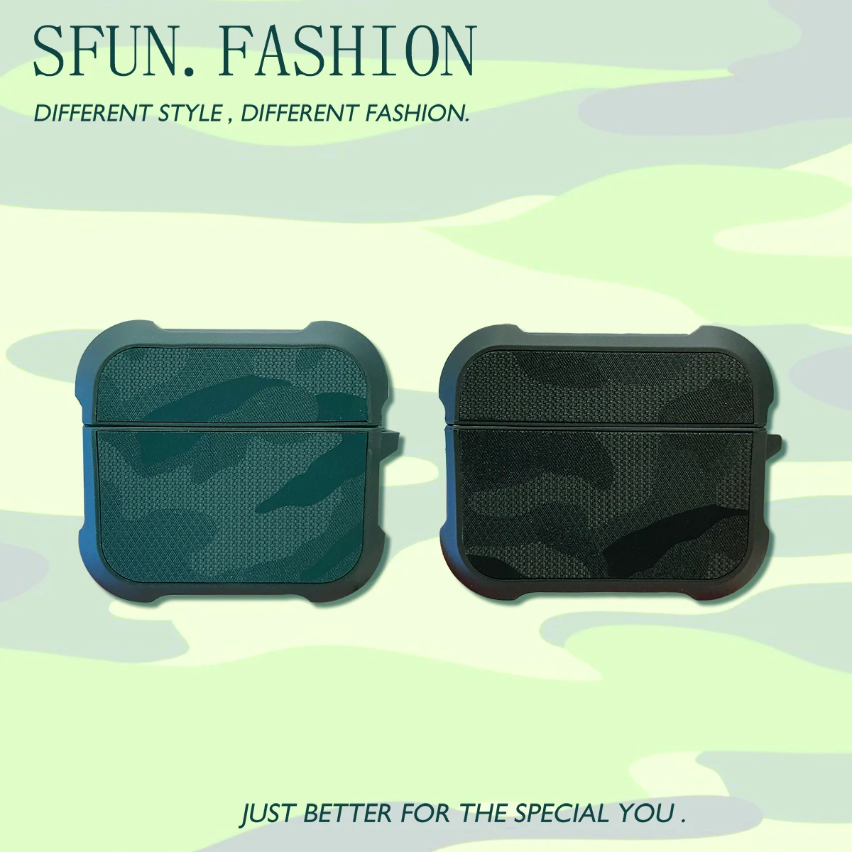 Simple Camouflage Colorful For Apple AirPods Pro2 Protective Case New AirPods 3/2/1 Wireless Bluetooth Headphone TPU Soft Shell
Simple Camouflage Colorful For Apple AirPods Pro2 Protective Case New AirPods 3/2/1 Wireless Bluetooth Headphone TPU Soft Shell