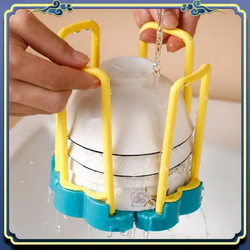 6 PCS Kitchen Drain Bowl Rack Rotary Telescopic Bowl Rack Plastic Dish Storage Rack
6 PCS Kitchen Drain Bowl Rack Rotary Telescopic Bowl Rack Plastic Dish Storage Rack