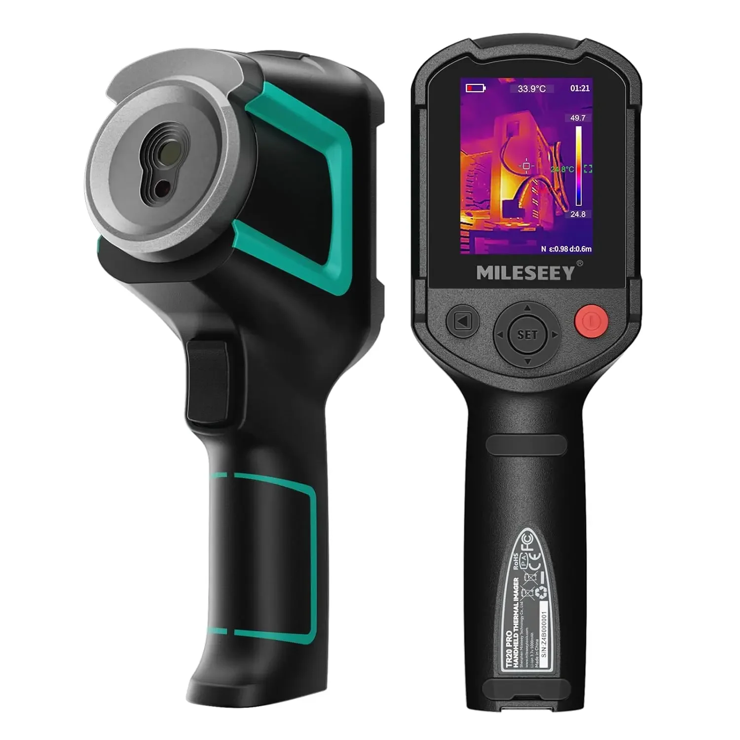 TR20 Pro Thermal Imaging Camera, Handheld Infrared Imager with 320 x 240 Resolution, 50Hz Refresh Rate, Dual-Camera Handheld Inf
TR20 Pro Thermal Imaging Camera, Handheld Infrared Imager with 320 x 240 Resolution, 50Hz Refresh Rate, Dual-Camera Handheld Inf