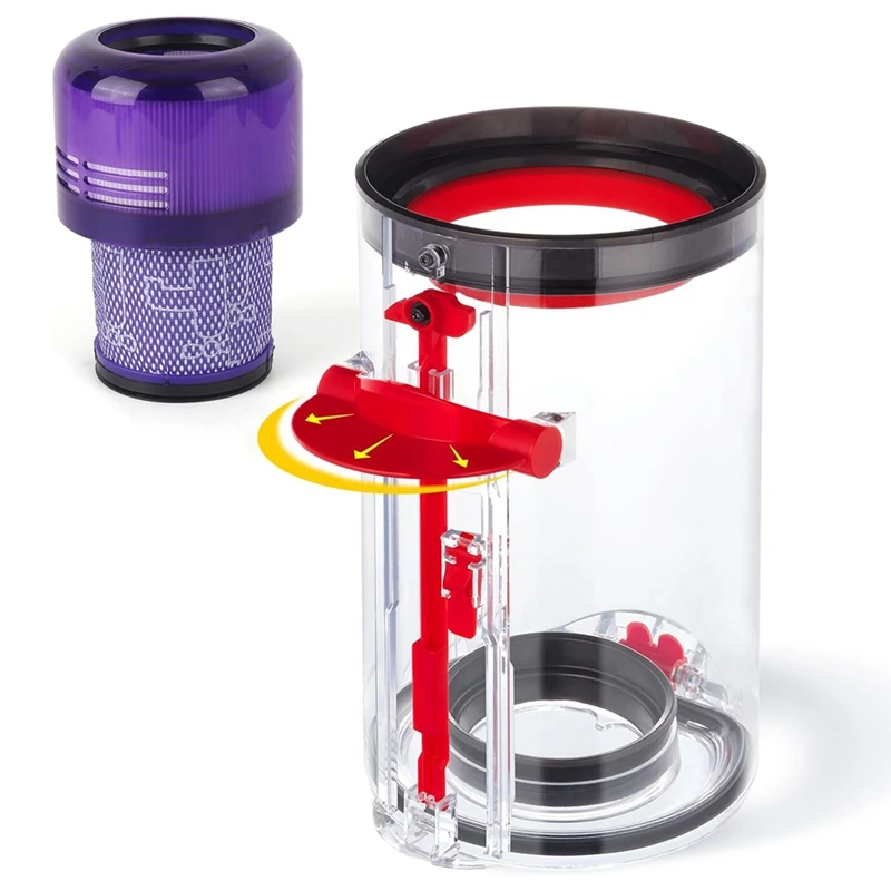 Сменный Контейнер для пылесоса Dyson V11 V15 SV14 SV15 SV22, пылесборник с HEPA-фильтром, Модернизированная Емкость
Сменный Контейнер для пылесоса Dyson V11 V15 SV14 SV15 SV22, пылесборник с HEPA-фильтром, Модернизированная Емкость