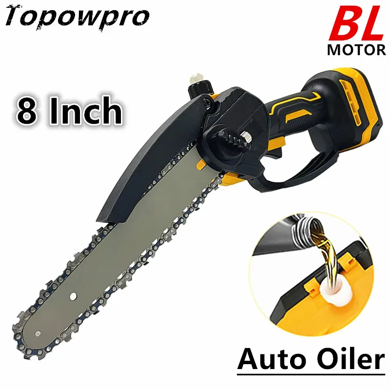 For DeWALT 20V Battery 8 Inch Cordless Electric Chainsaw With Auto Oiler Brushless Chainsaw Cutter Pruning Garden Power Tools
For DeWALT 20V Battery 8 Inch Cordless Electric Chainsaw With Auto Oiler Brushless Chainsaw Cutter Pruning Garden Power Tools