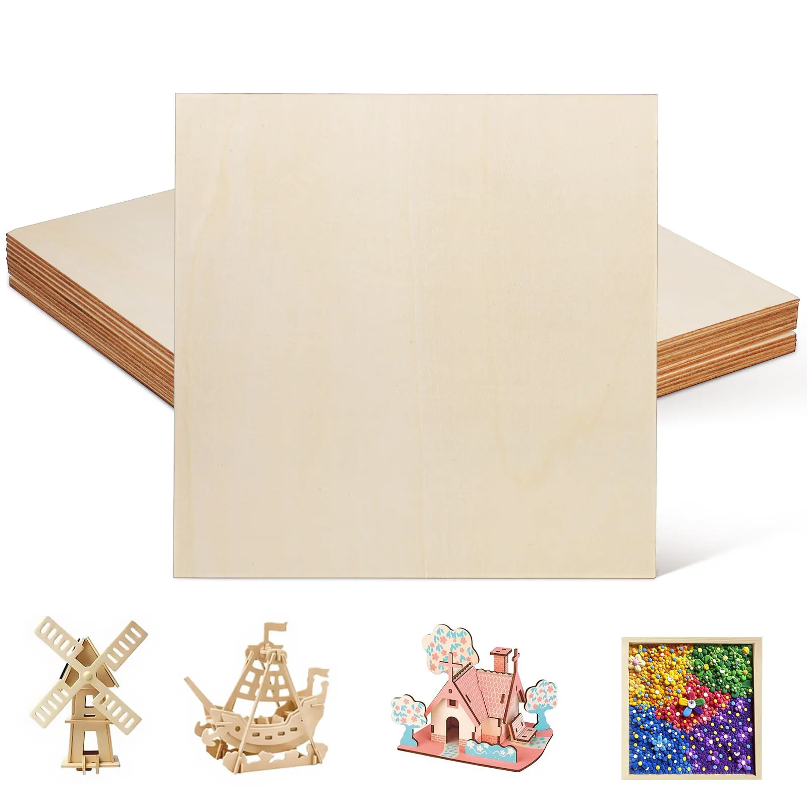 Набор из 12 многослойных фанерных досок для гравировки, окрашивания, декупажа, деревянные заготовки для поделок в деревенском стиле
Набор из 12 многослойных фанерных досок для гравировки, окрашивания, декупажа, деревянные заготовки для поделок в деревенском стиле