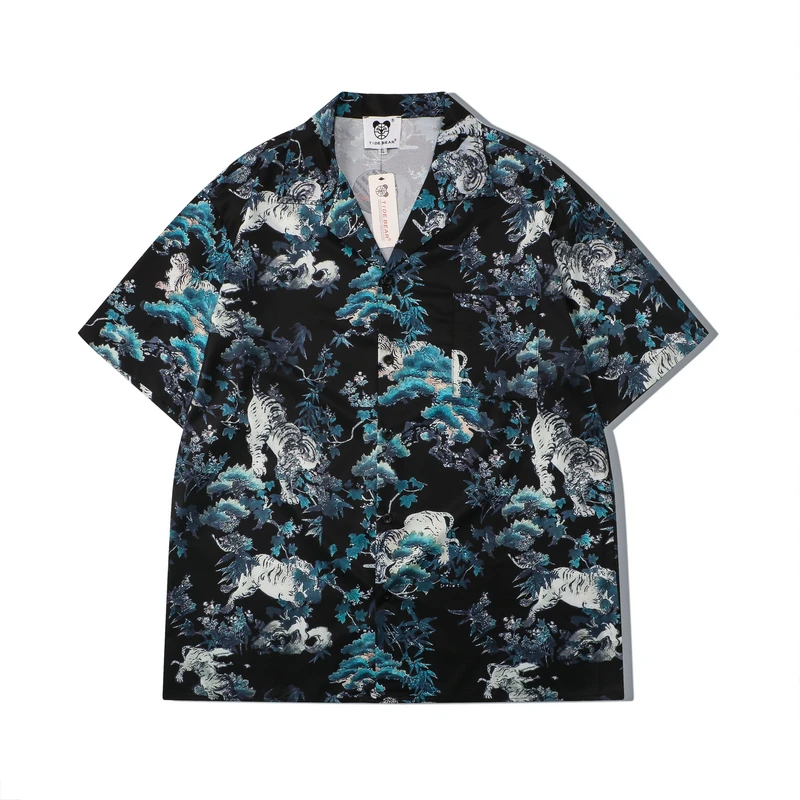 Harajuku Streetwear Vintage Tiger Print Short Sleeve Shirts for Men Lapel Japanese Retro Y2k Camisa Oversized Beach Clothes
Harajuku Streetwear Vintage Tiger Print Short Sleeve Shirts for Men Lapel Japanese Retro Y2k Camisa Oversized Beach Clothes