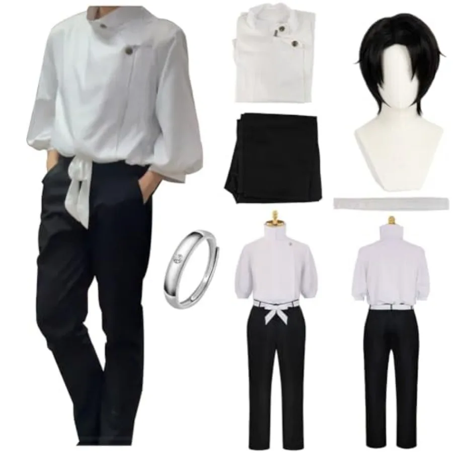 Men Costume Cosplay Uniform Suit Ring Outfit Full Set With Wig
Men Costume Cosplay Uniform Suit Ring Outfit Full Set With Wig